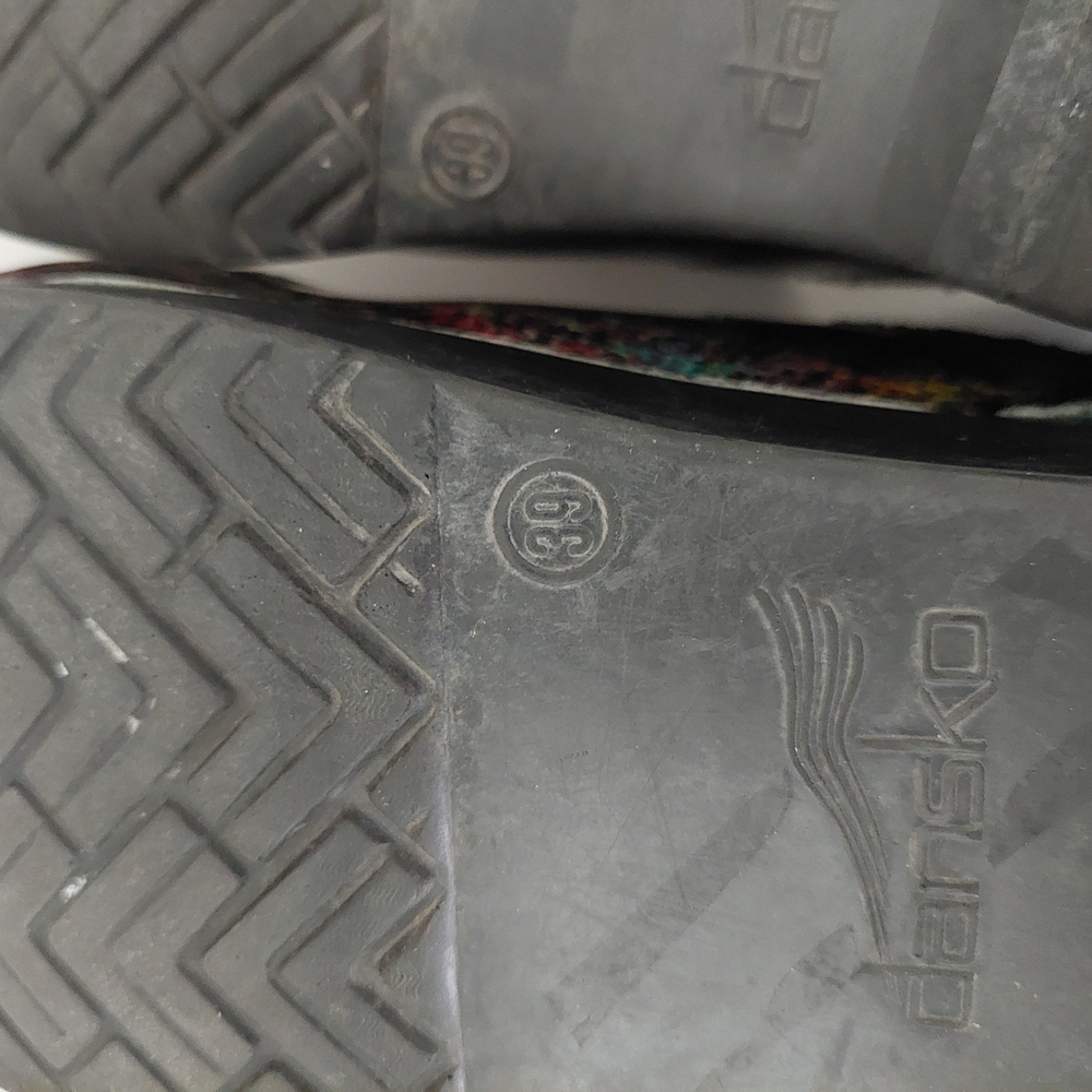 Dansko Multi-Color Brushstroke Clogs Size - image 8